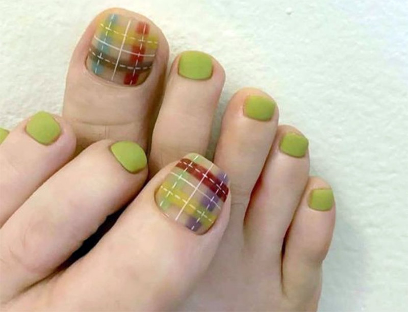 Mẫu sơn móng chân pastel nhẹ nhàng - lựa chọn hoàn hảo cho nàng năng động