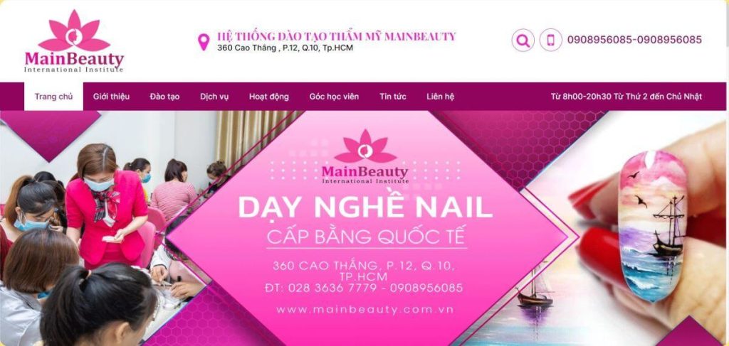 Trung tâm dạy nail Mainbeauty